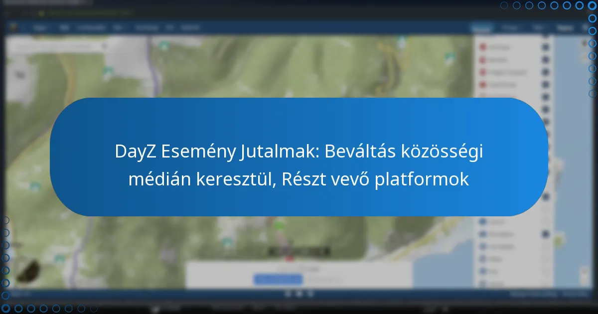 DayZ Esemény Jutalmak: Beváltás közösségi médián keresztül, Részt vevő platformok